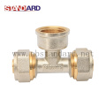 Brass Fittings for Pex-Al-Pex Pipe/Compression Fitting/Male Tee Fitting/Copper Fitting